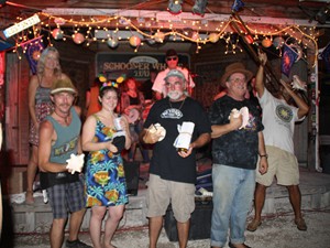 Contestants in 2016 Conch Blowing Contest