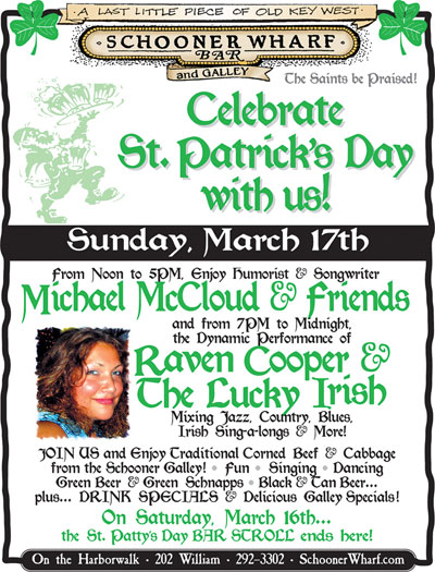 St Patrick's Day at the Schooner Wharf Bar
