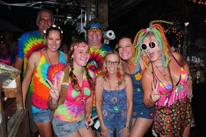 Bartenders 2016 Schooner Wharf Hippie Costume Contest