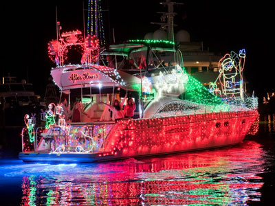 Schooner Wharf Lighted Boat Parade
