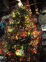 Schooner Wharf Annual tree trimming toy drive
