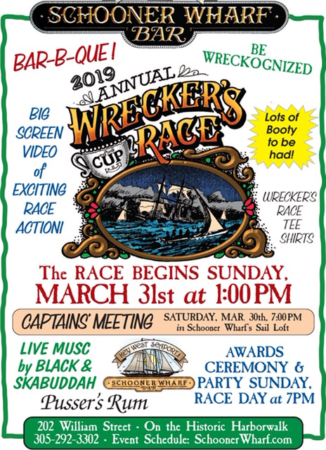 Schooner Wharf Wreckers Cup Race 2019 Flyer
