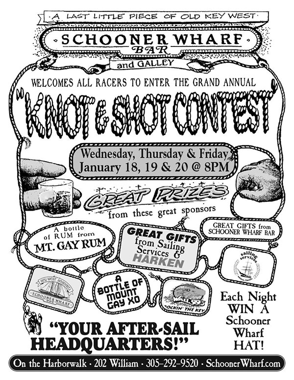 Schooner Wharf Knot & Shot Contest 